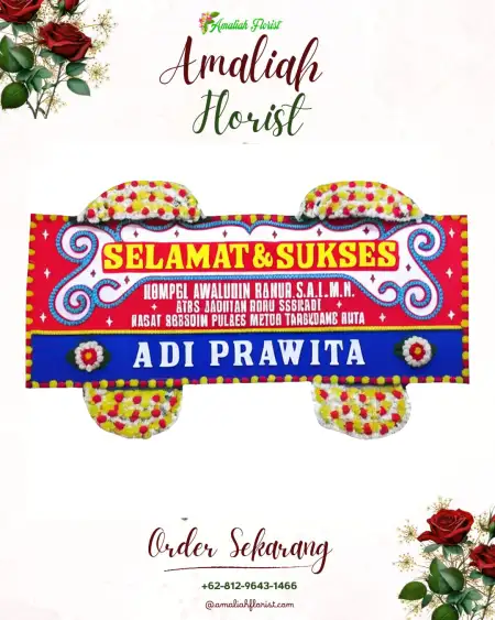 Papan Bunga Ucapan Selamat Suko